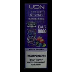 Электронная сигарета UDN BAR 9000 Mixed Berries (УДН Бар Ягодный Микс)
